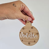 Name Bauble Decoration