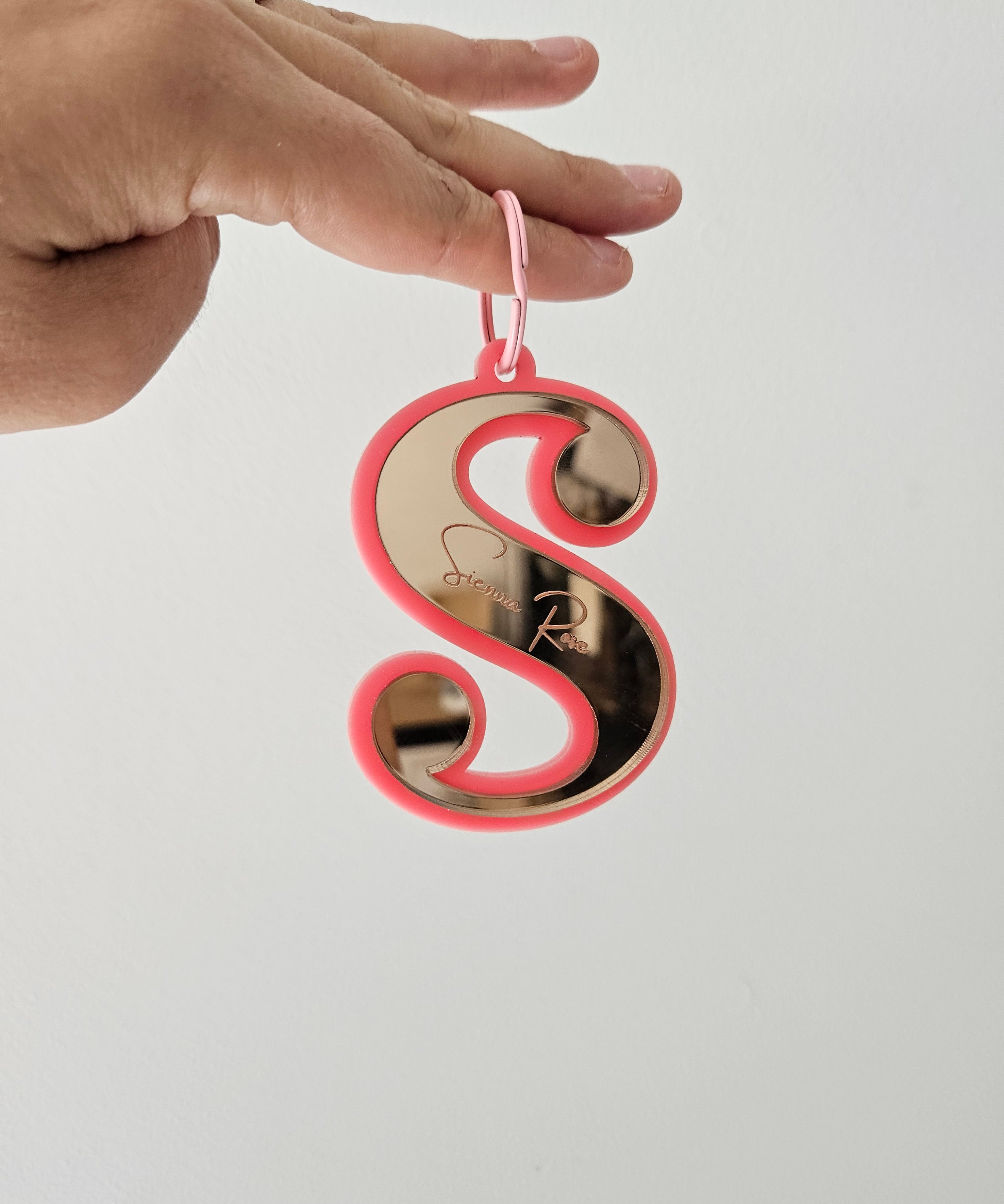 Single Letter Key Rings