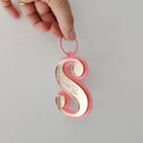 Single Letter Key Rings