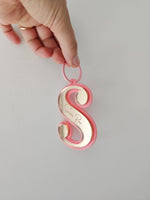 Load image into Gallery viewer, Personalised Single Letter Key Rings
