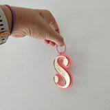Single Letter Key Rings