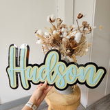 Triple Layer Name Plaques