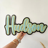 Triple Layer Name Plaques