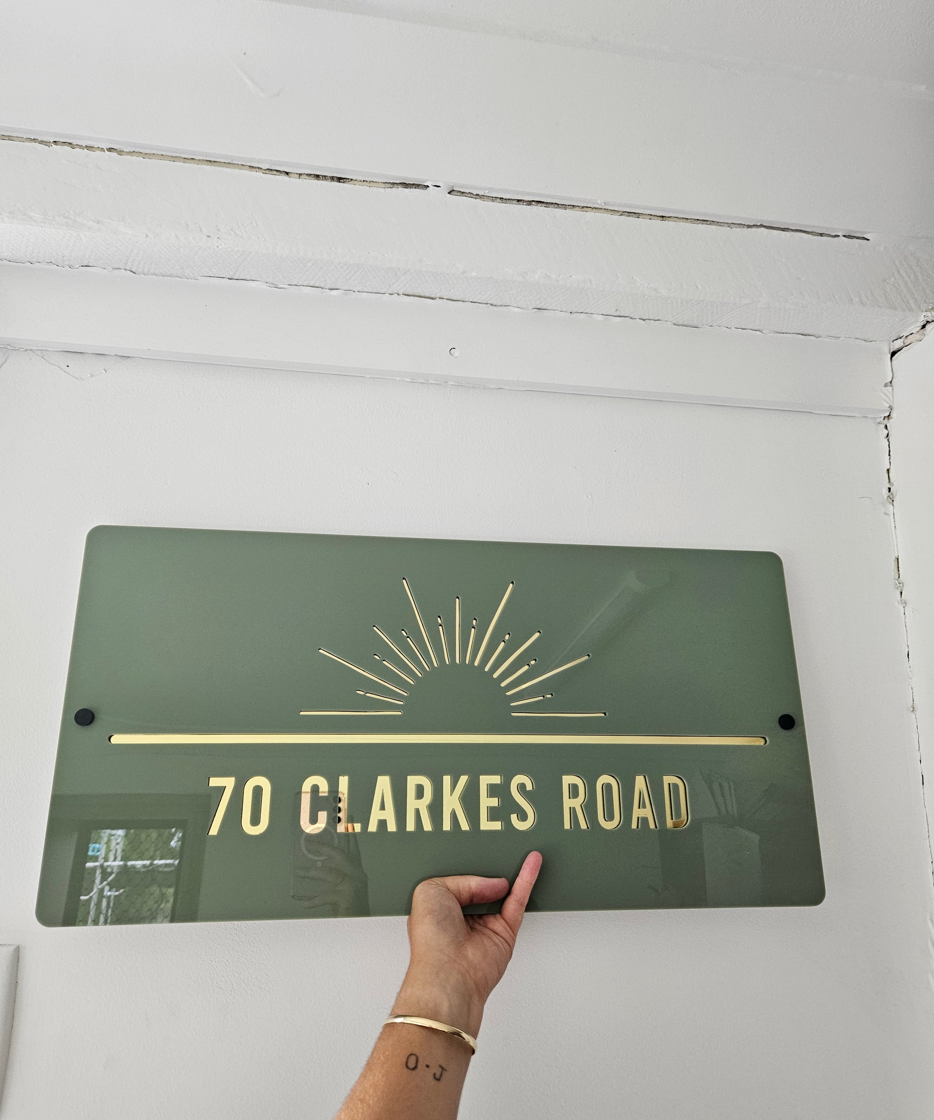 Sun Outdoor House Sign