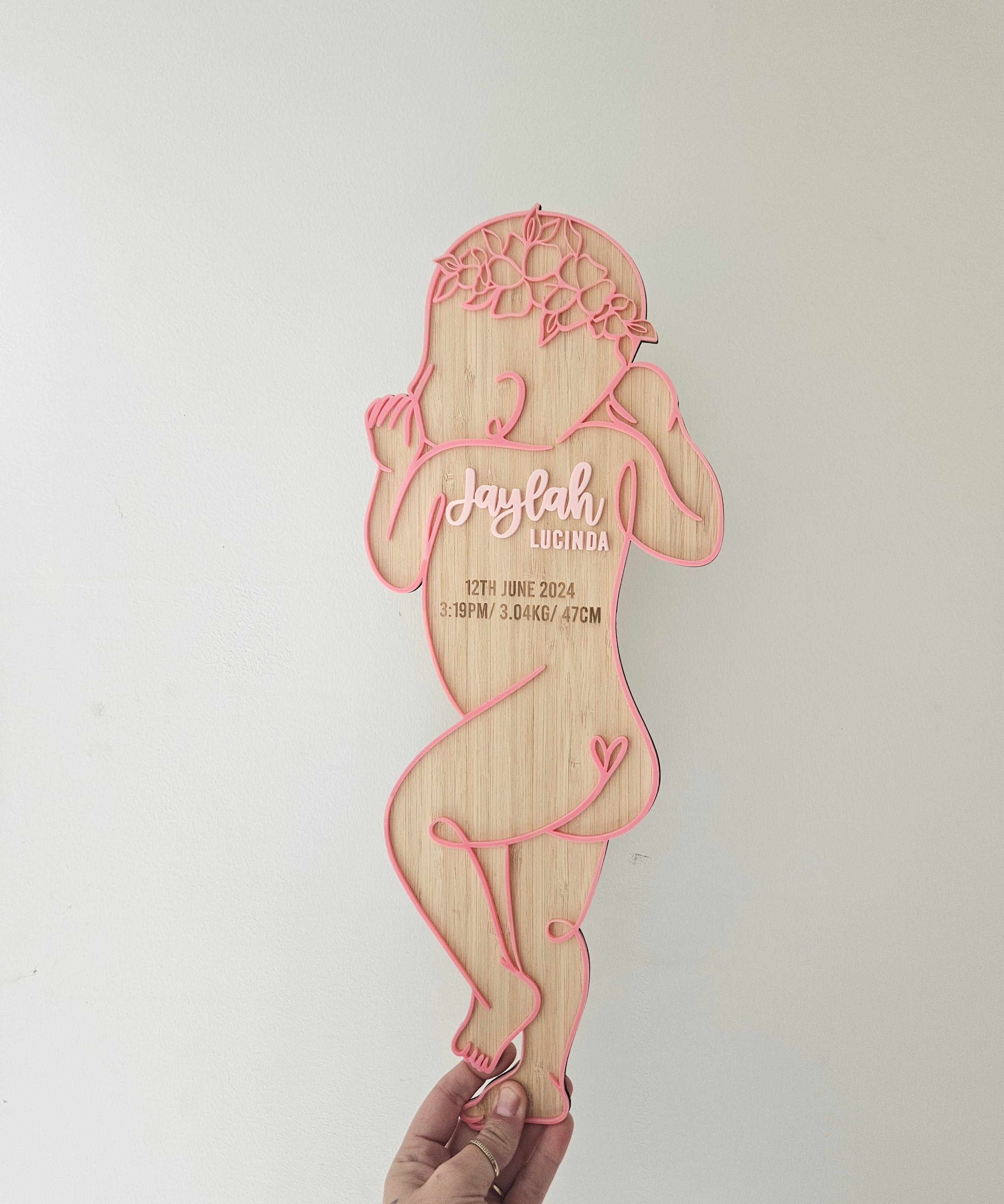 Baby 1:1 Scale Plaque