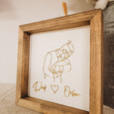 Line Art Keepsake Frame