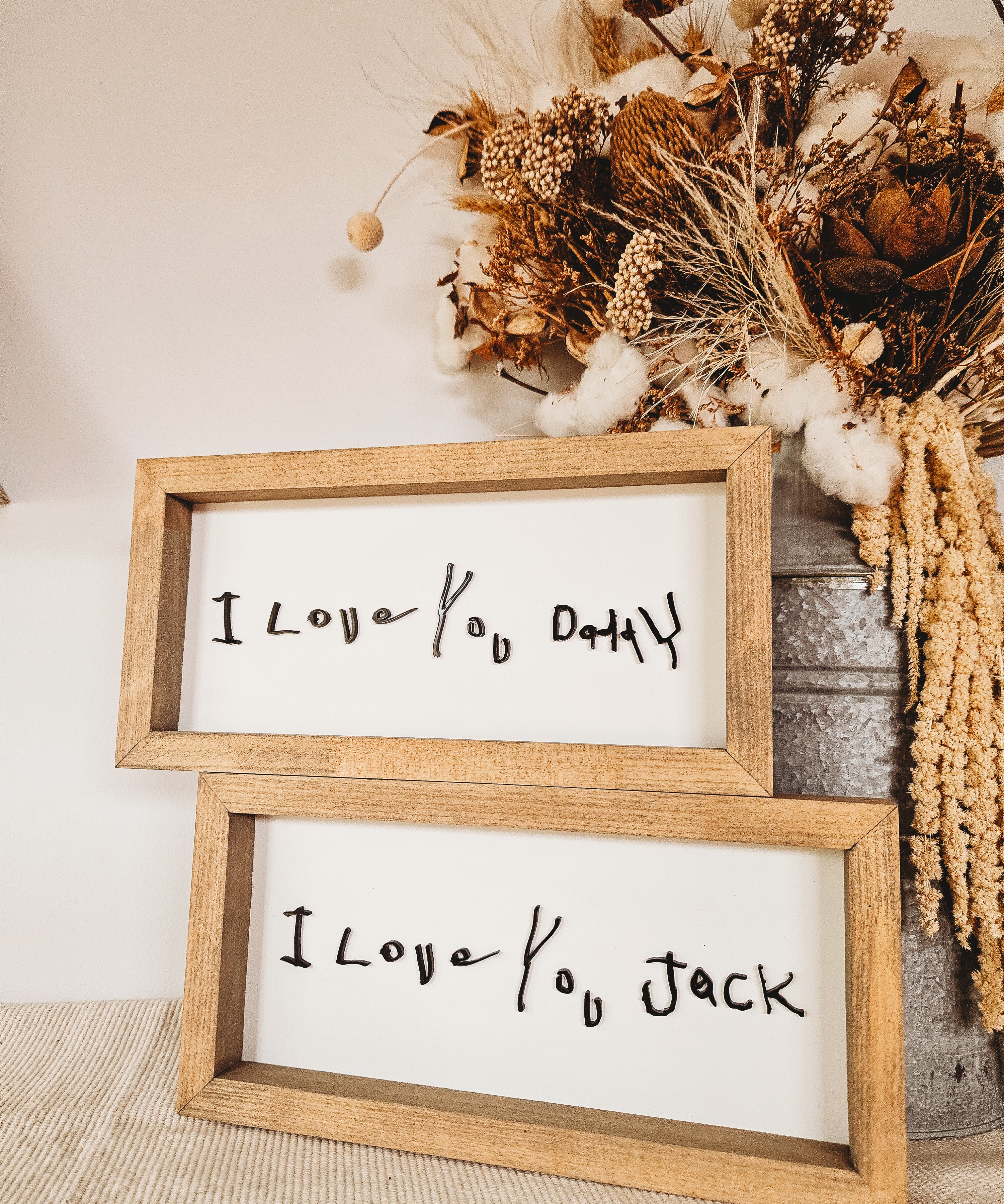 Handwriting Keepsake Frame