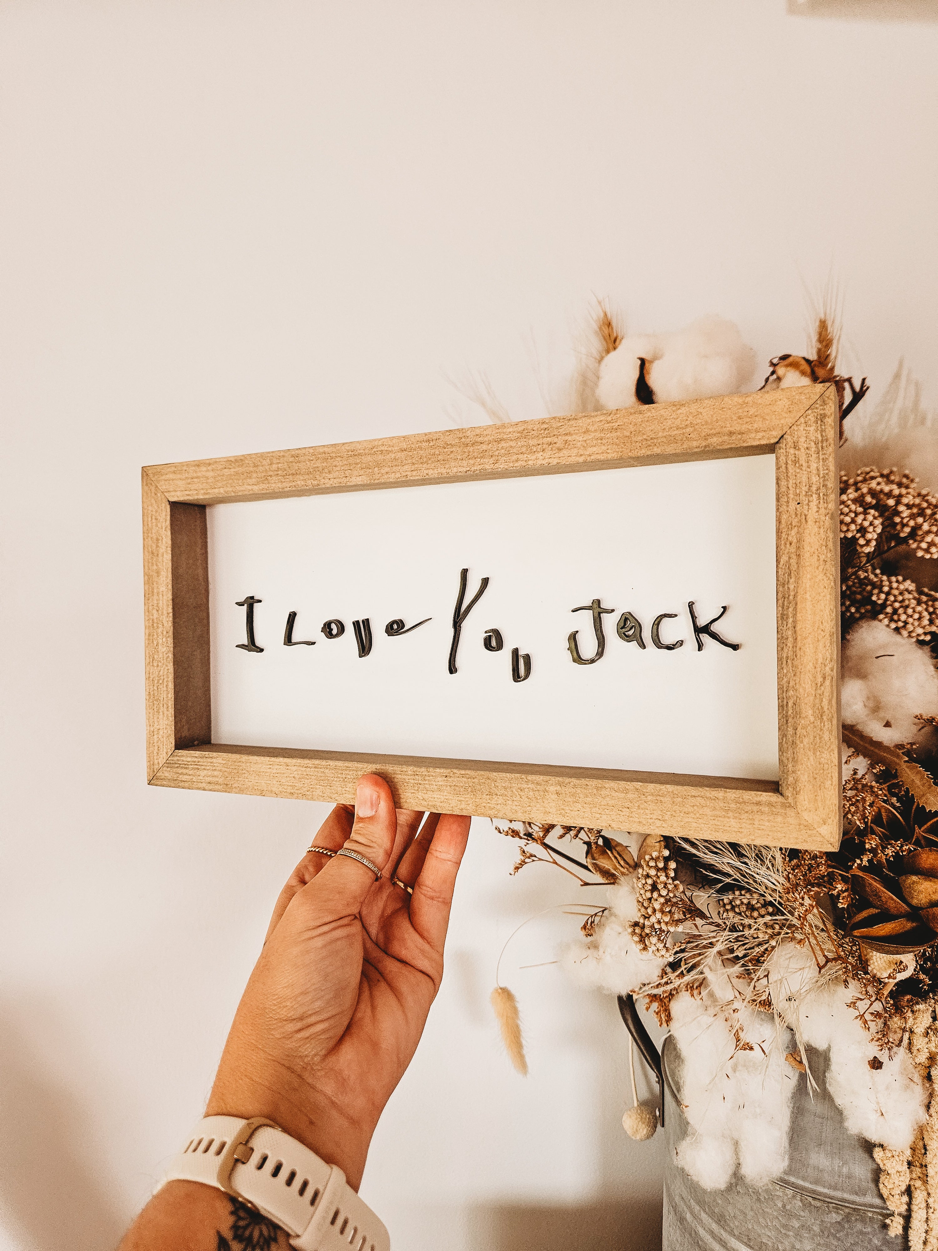 Handwritten Photo Frame Handwriting Photo Frame