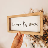 Handwriting Keepsake Frame