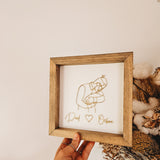 Line Art Keepsake Frame