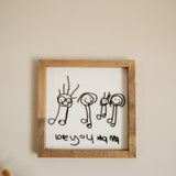 Love Notes to Mum Keepsake Frame