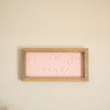 Love Notes to Mum Keepsake Frame