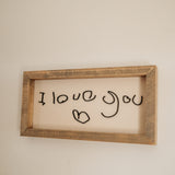 Handwriting Keepsake Frame