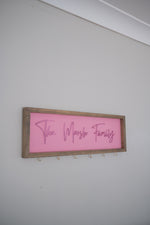 Load image into Gallery viewer, Hanging Hat/Key/Bag Keepsake Frame
