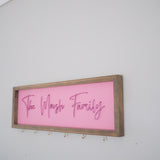 Hanging Hat/Key/Bag Keepsake Frame