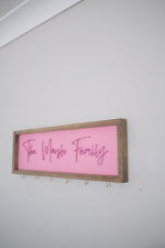 Load image into Gallery viewer, Hanging Hat/Key/Bag Keepsake Frame
