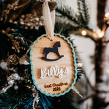 First Christmas Decoration - Rocking Horse
