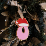 Santa Hat Letter Decoration