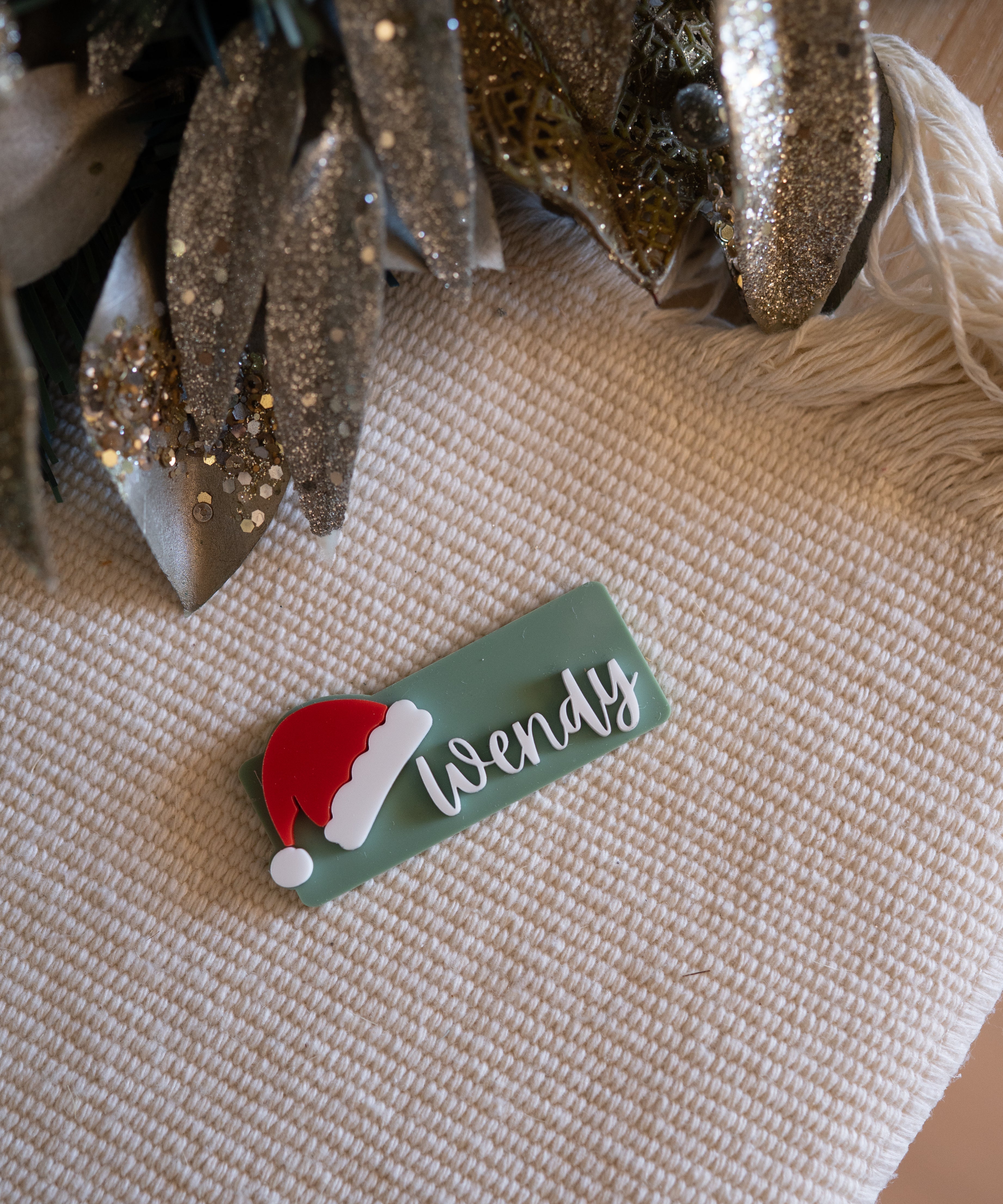 Christmas Name Badges - Magnetic
