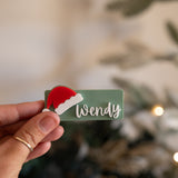 Christmas Name Badges - Magnetic