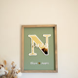 Initial Keepsake Frame