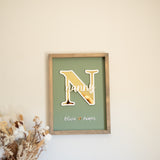 Initial Keepsake Frame