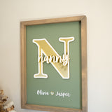 Initial Keepsake Frame