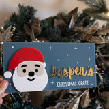 Santa Christmas Crate Plaque