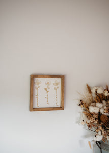 Birth Flower Keepsake Frame