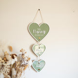 Grandparent Heart Name Plaque Sign