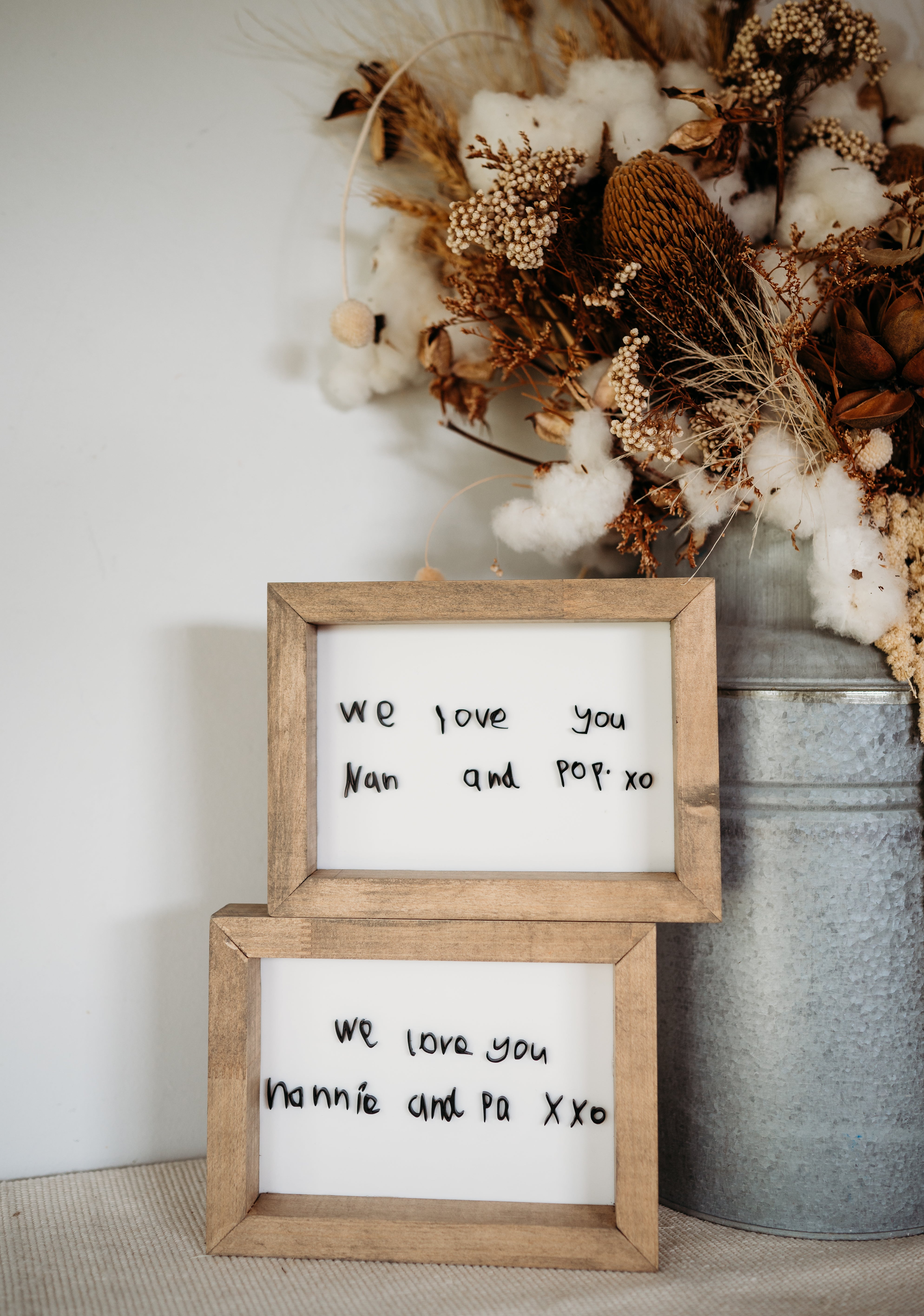 Handwriting Keepsake Frame