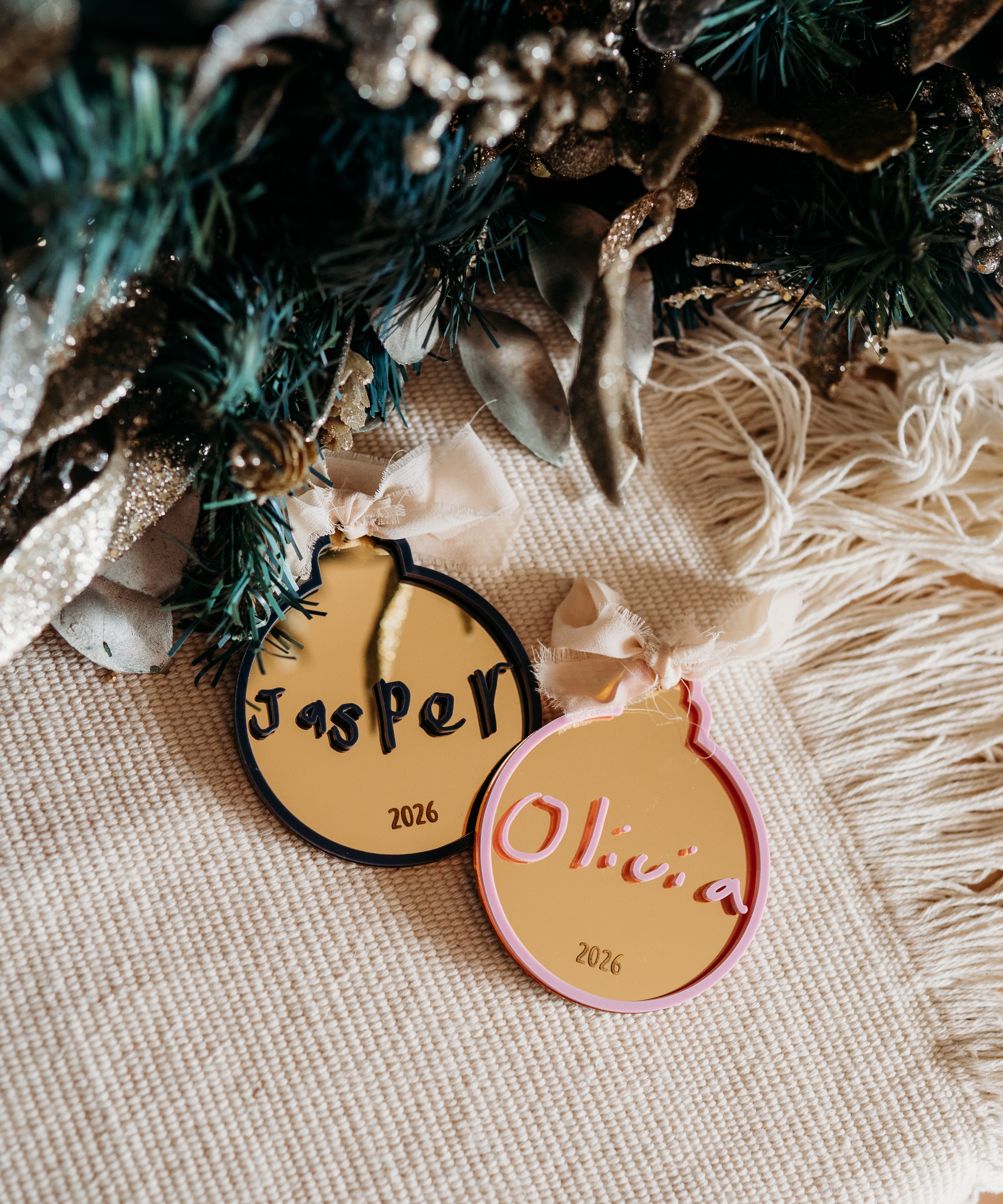 Handwriting Christmas Bauble