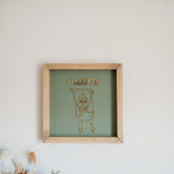 Pet Line Art Keepsake Frame