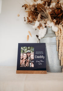 Photo Frame - Wooden Base