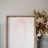 Baby 1:1 Plaque - Framed