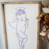 Angel Baby 1:1 Plaque - Framed