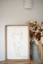 Load image into Gallery viewer, Baby 1:1 Plaque - Framed
