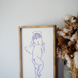 Angel Baby 1:1 Plaque - Framed