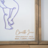 Baby 1:1 Plaque - Framed