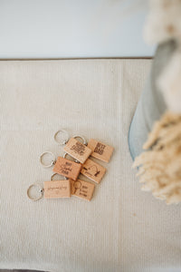 Wooden Keyrings