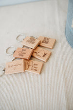 Load image into Gallery viewer, Wooden Keyrings
