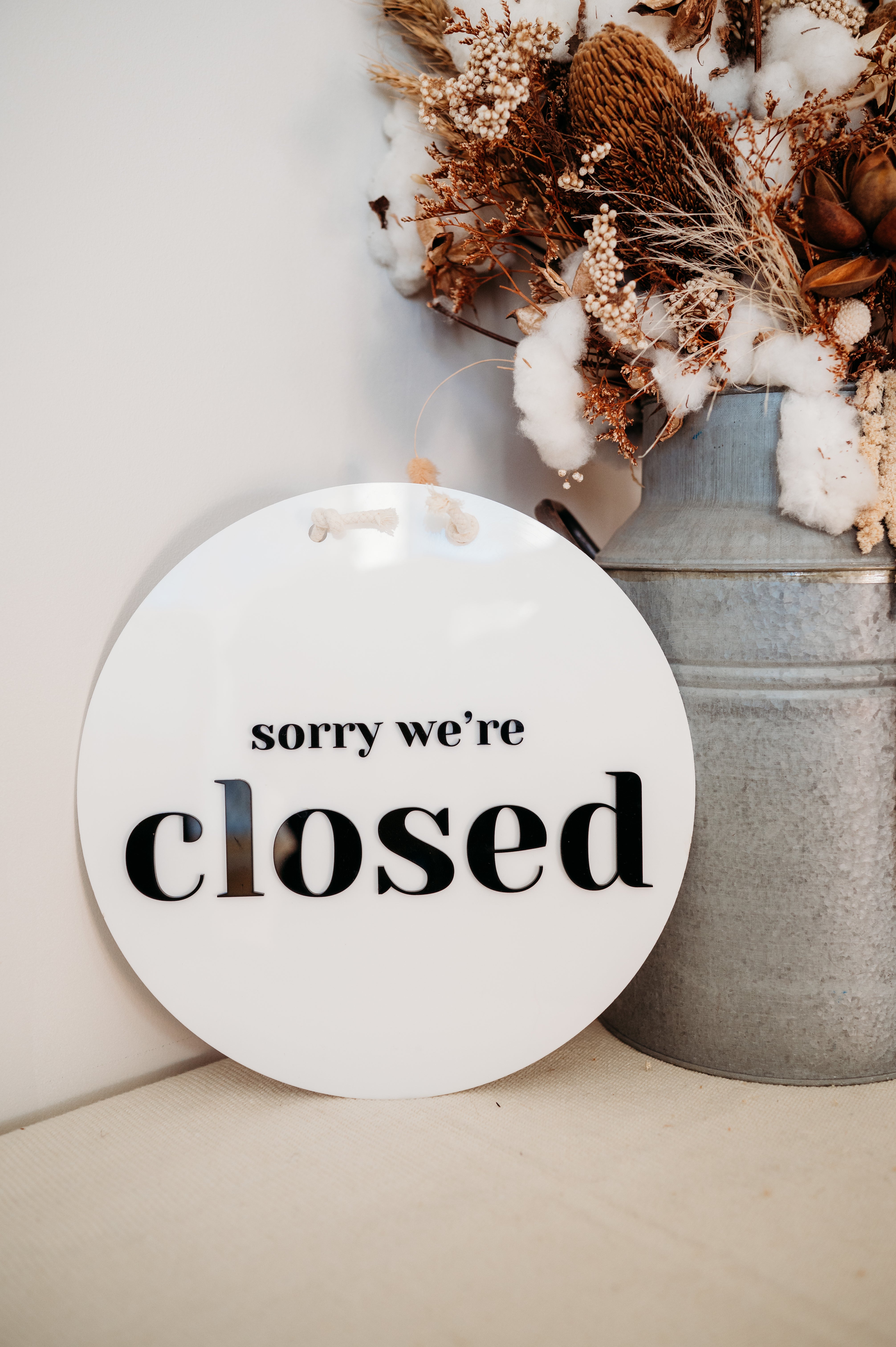 Business Sign -Double Sided Open / Close