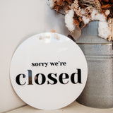 Business Sign -Double Sided Open / Close