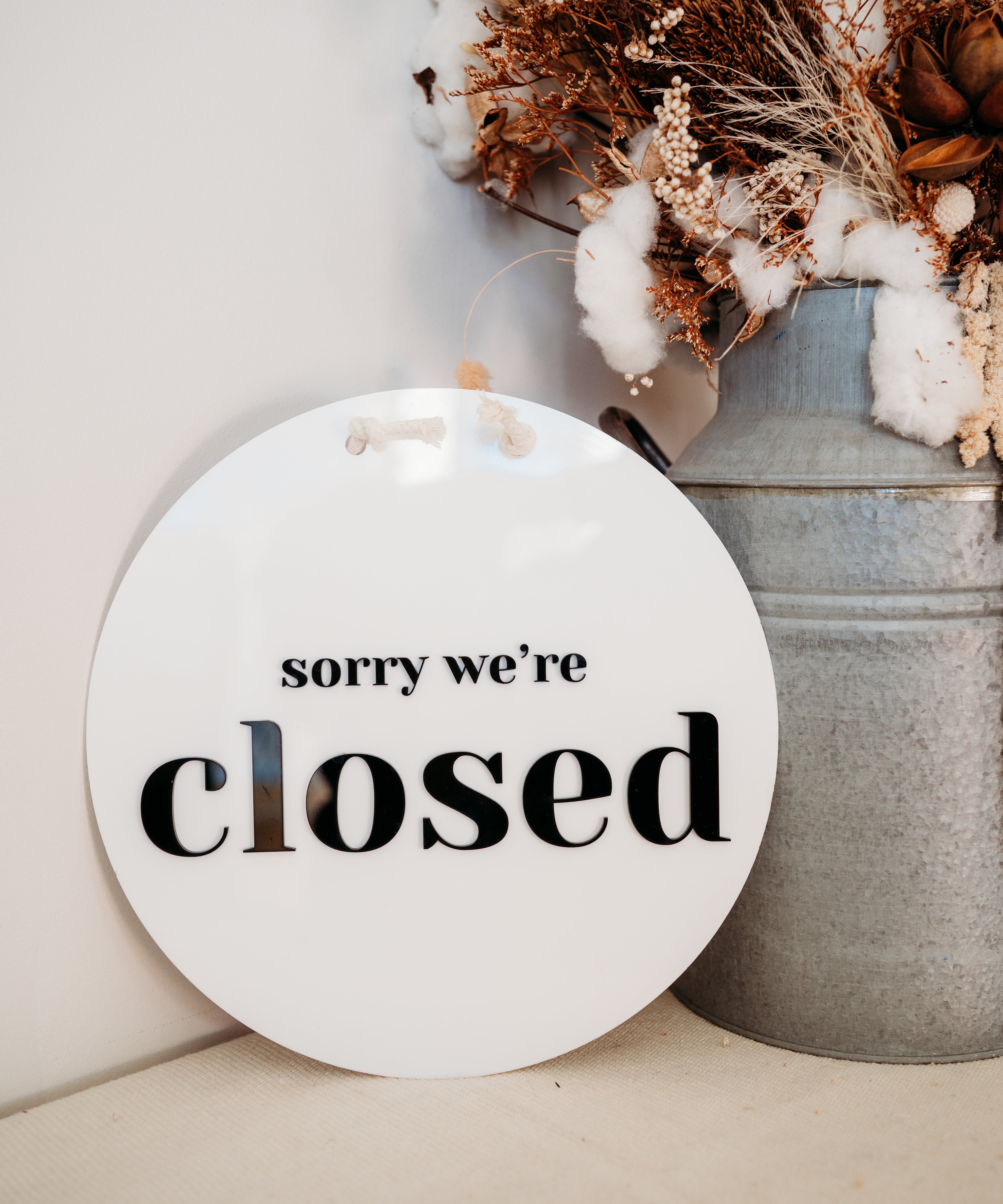 Business Sign -Double Sided Open / Close