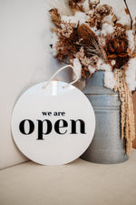 Load image into Gallery viewer, Business Sign -Double Sided Open / Close
