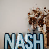 Triple Layer Name Plaques