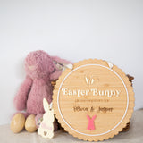 Easter Bunny Please Hop Here Sign