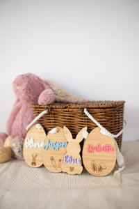 Wooden Easter Tag