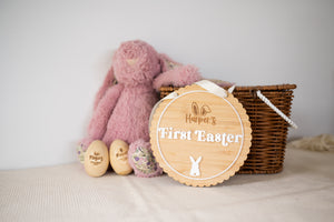 First Easter Wooden Shaker