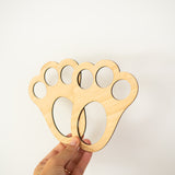 Bunny Feet Stencil